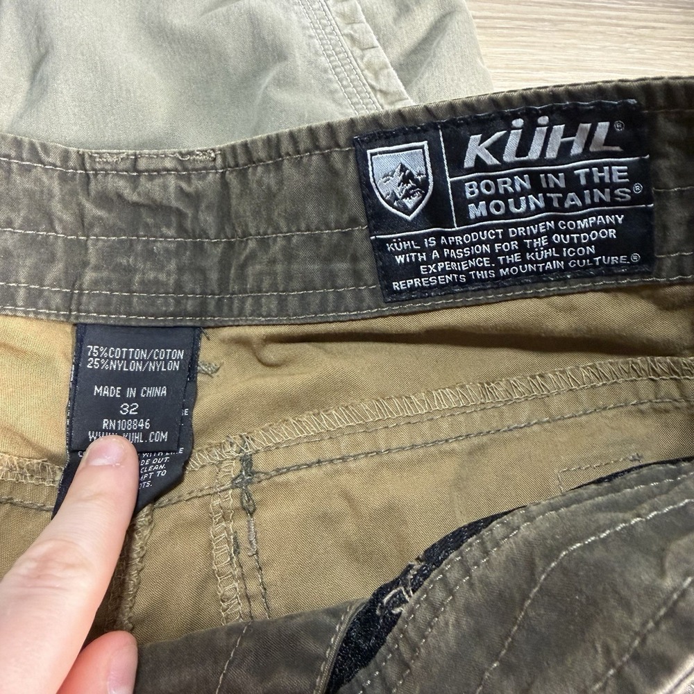 Lot Of 2 Kuhl Renegade Shorts Mens 32 Nylon Stretch Cargo Hiking Outdoor 5121 - Picture 2 of 8